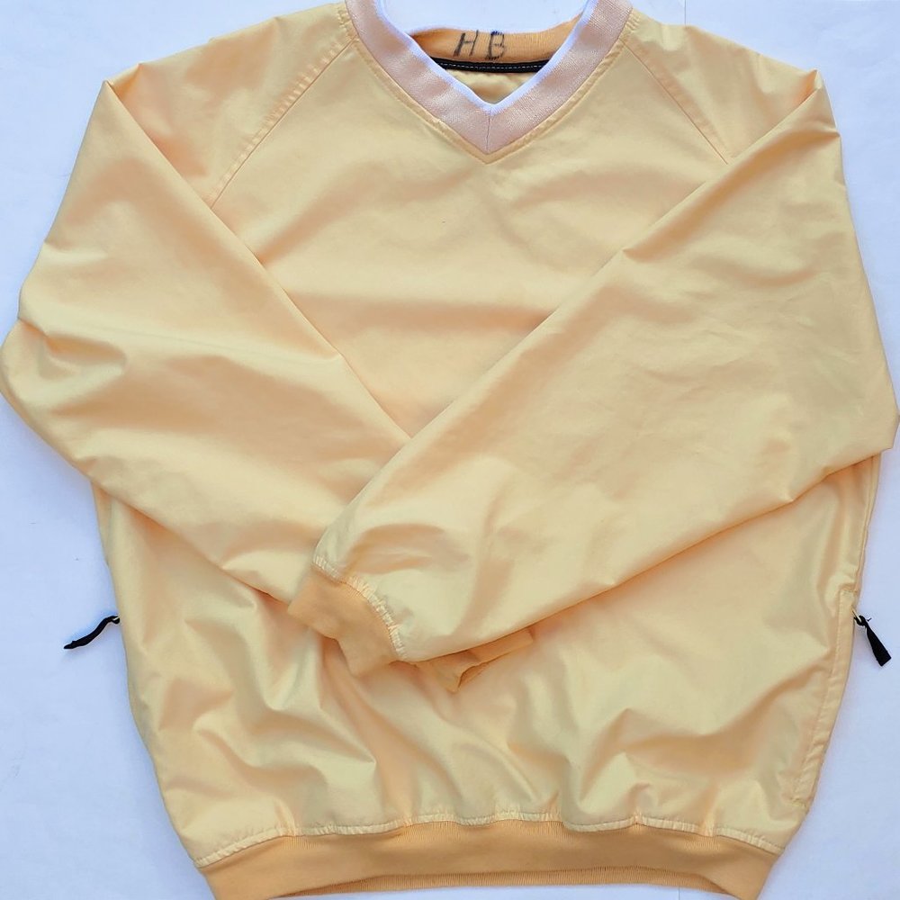 Preswick & Moore Golf Yellow Pullover Windbreaker